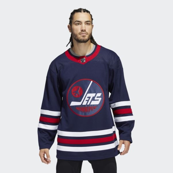 Adidas Jets Authentique Troisième Maillot Bleu Marine 09 Ccm-sld