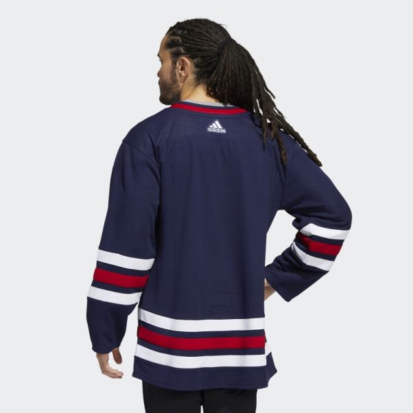 Adidas Jets Authentique Troisième Maillot Bleu Marine 09 Ccm-sld