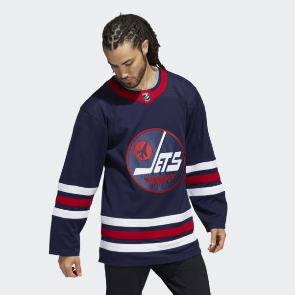 Adidas Jets Authentique Troisième Maillot Bleu Marine 09 Ccm-sld
