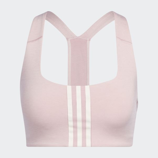 Soutien-gorge à Maintien Moyen Adidas Powerimpact Training Mauve