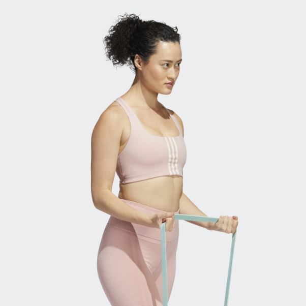 Soutien-gorge à Maintien Moyen Powerimpact Training Mauve Adidas