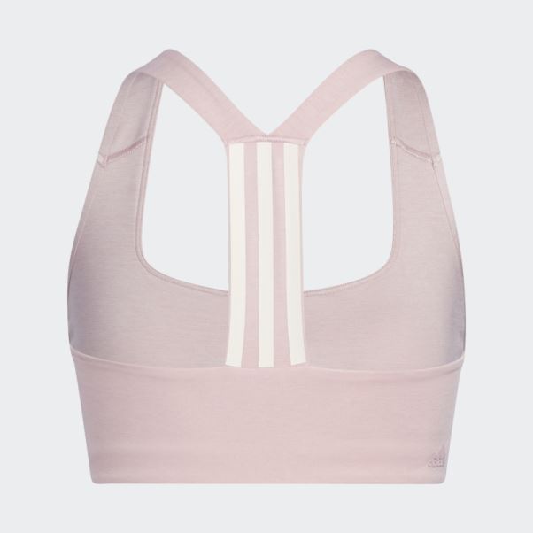Soutien-gorge à Maintien Moyen Powerimpact Training Mauve Adidas