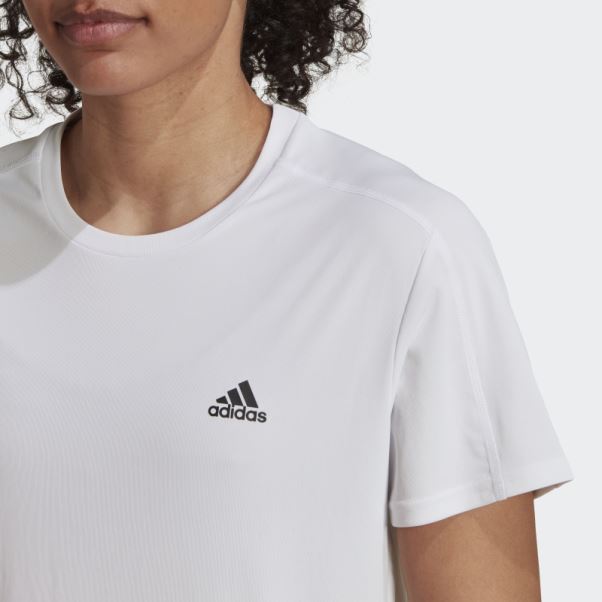 Tee Shirt Adidas Run It Running Blanc