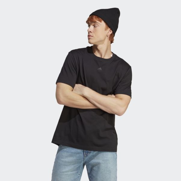 T-shirt Adidas All Szn Noir