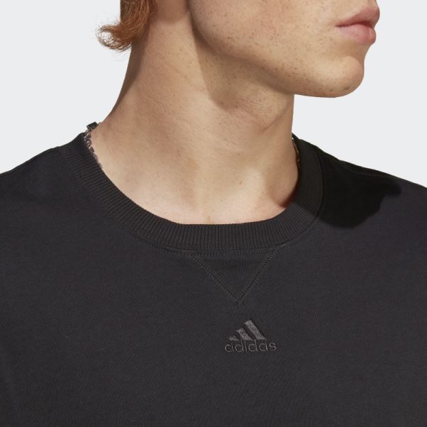 T-shirt Adidas All Szn Noir
