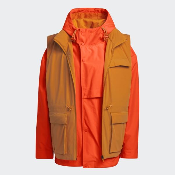 Veste Adidas 2fer (tous Genres) Orange