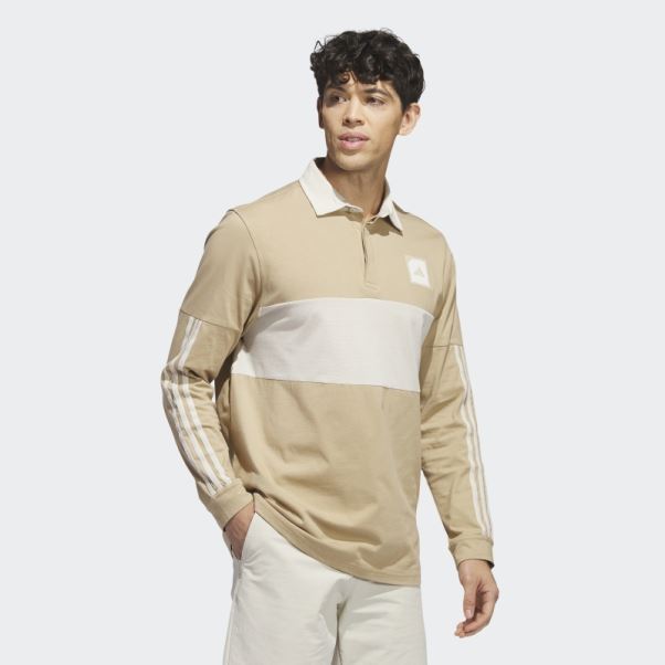 Adidas Chanvre Adicross Polo De Golf à Manches Longues