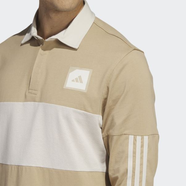 Adidas Chanvre Adicross Polo De Golf à Manches Longues
