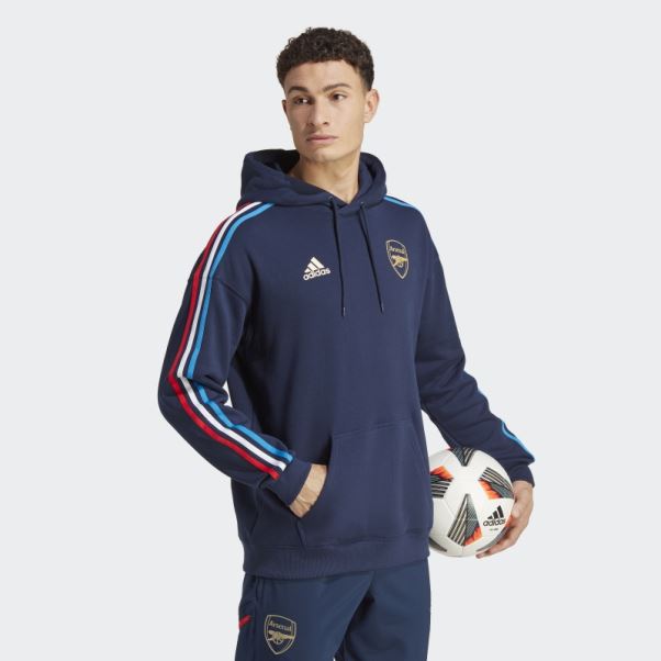 Adidas Arsenal Sweat à Capuche Bleu Marine