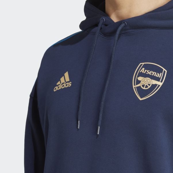 Adidas Arsenal Sweat à Capuche Bleu Marine