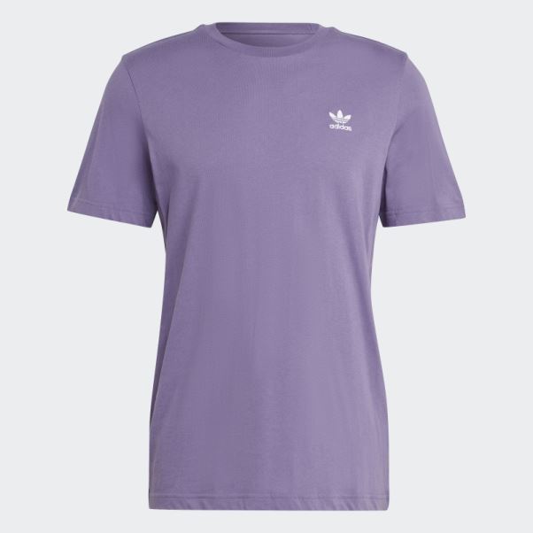 T-shirt Adidas Trefoil Essentials Violet Technique