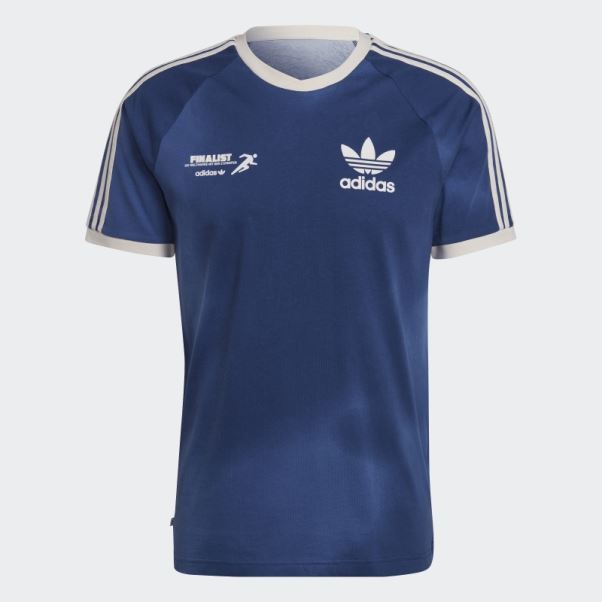 T-shirt à 3 Bandes Bleu Marine Graphiques Mellow Ride Club Adidas