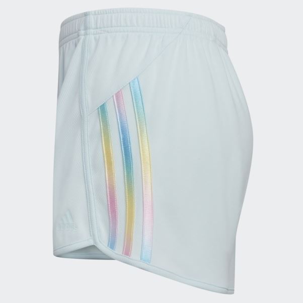 Short Bleu En Mesh à Rayures Dégradées (taille Allongée) Adidas