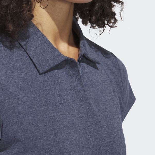 Go-to Polo Chiné Adidas Bleu Marine