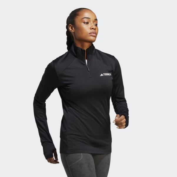 Sweat Polaire Terrex Multi 1/2 Zip Noir Adidas
