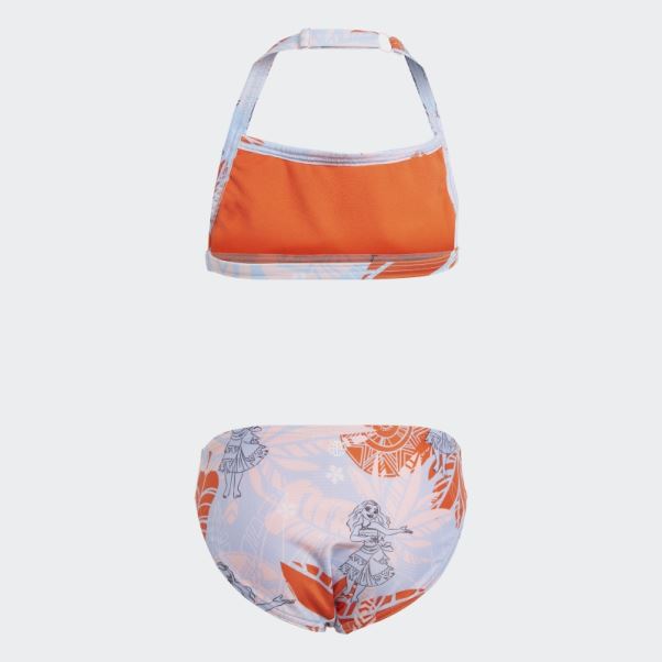 Adidas X Disney Moana Bikini Chaud Bleu Aube