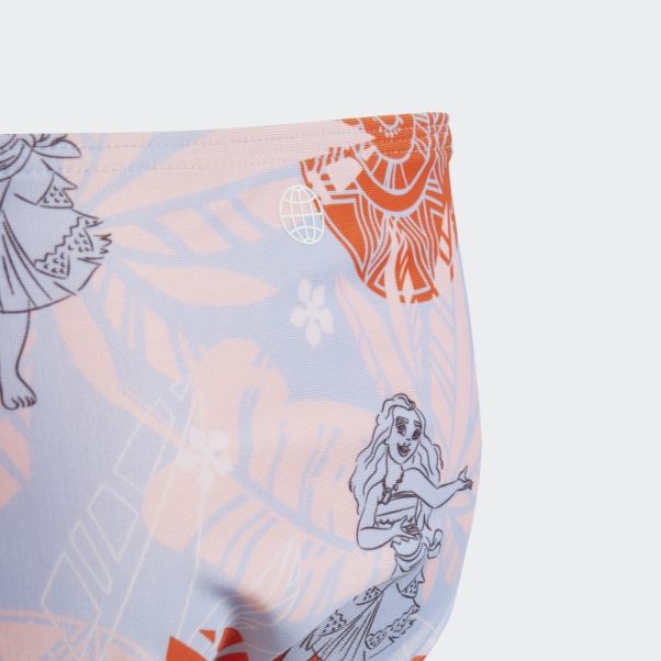 Adidas X Disney Moana Bikini Chaud Bleu Aube