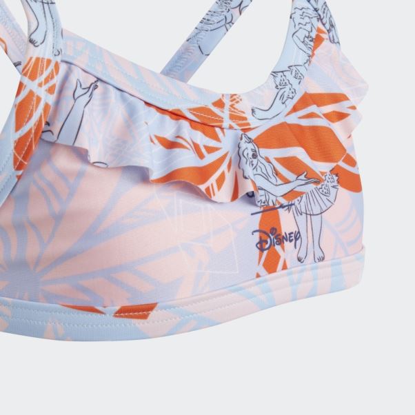 Adidas X Disney Moana Bikini Chaud Bleu Aube