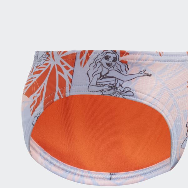 Adidas X Disney Moana Bikini Chaud Bleu Aube