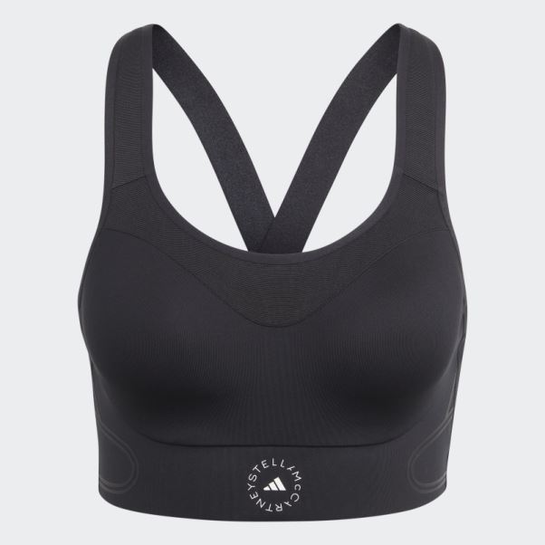 Adidas By Stella Mccartney Truepace Soutien-gorge De Sport à Maintien élevé Mode Noir