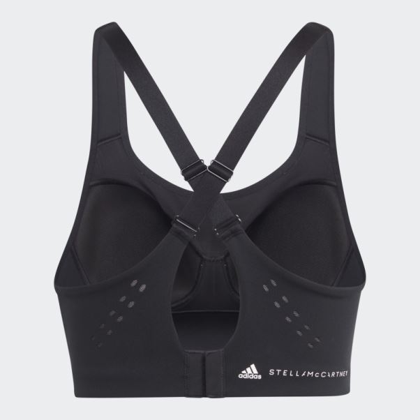Adidas By Stella Mccartney Truepace Soutien-gorge De Sport à Maintien élevé Mode Noir