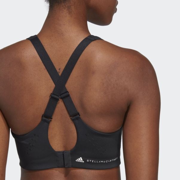 Adidas By Stella Mccartney Truepace Soutien-gorge De Sport à Maintien élevé Mode Noir