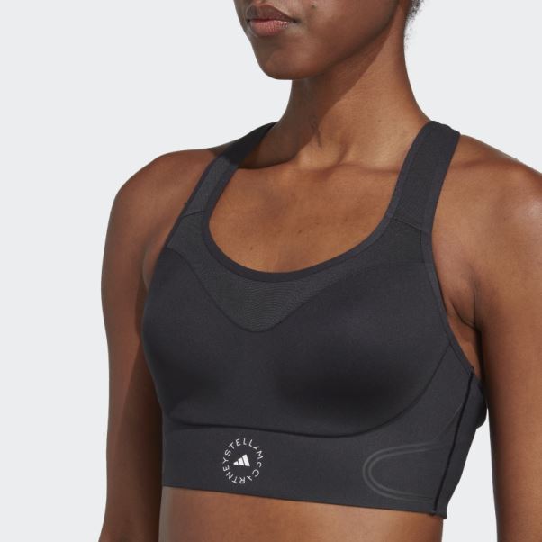 Adidas By Stella Mccartney Truepace Soutien-gorge De Sport à Maintien élevé Mode Noir