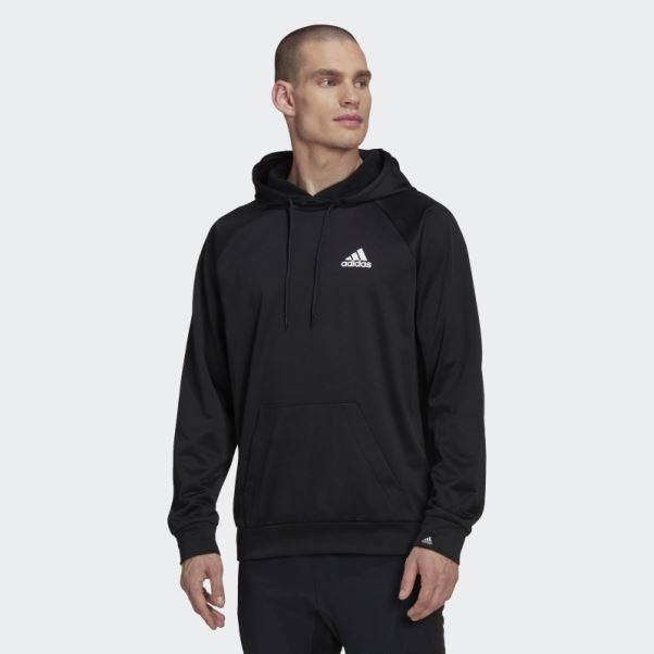 Aeroready Game And Go Sweat à Capuche Avec Petit Logo Adidas Noir
