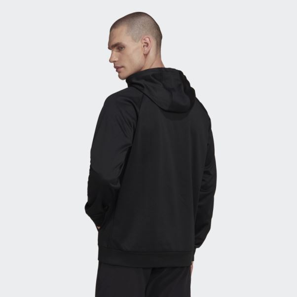 Aeroready Game And Go Sweat à Capuche Avec Petit Logo Adidas Noir