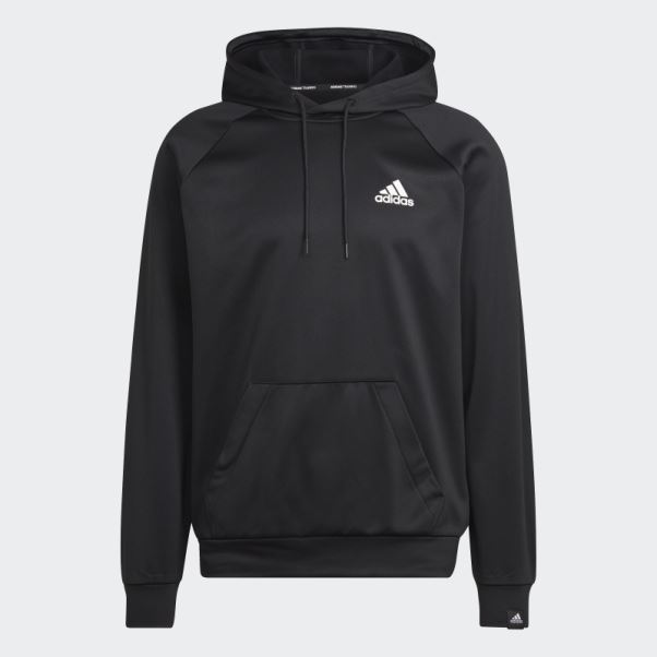 Aeroready Game And Go Sweat à Capuche Avec Petit Logo Adidas Noir