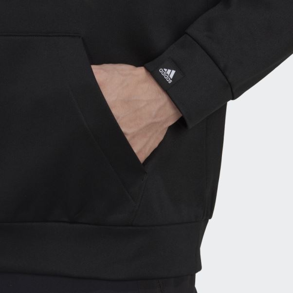 Aeroready Game And Go Sweat à Capuche Avec Petit Logo Adidas Noir