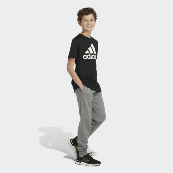 Pantalon De Jogging En Coton Essentials Gris Anthracite Adidas