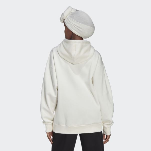 Sweat à Capuche Zippé En Polaire Studio Lounge Adidas Non Teint