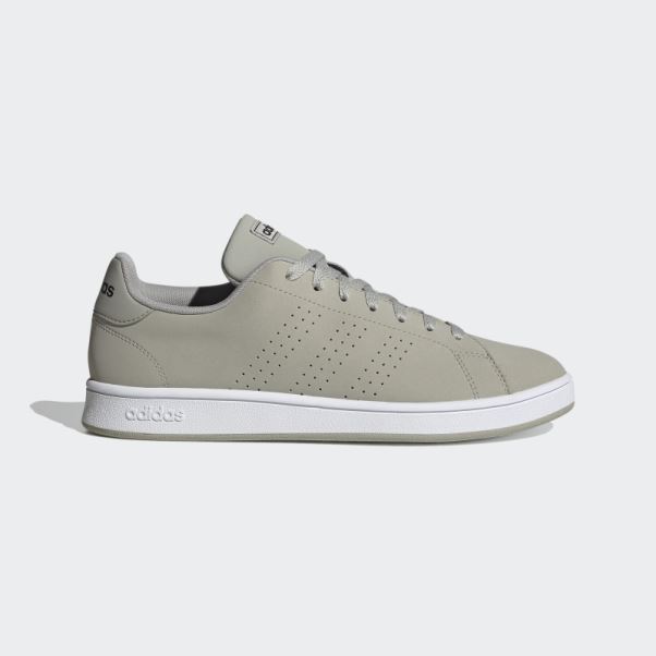 Adidas Chaussure De Base Avantage Gris Métal