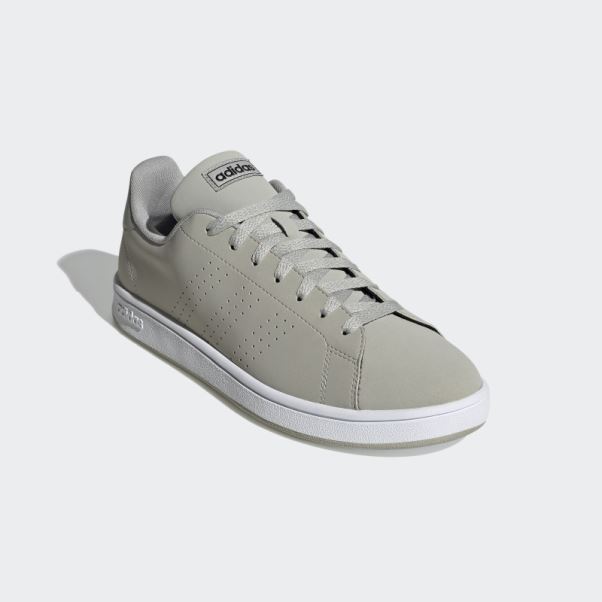 Adidas Chaussure De Base Avantage Gris Métal