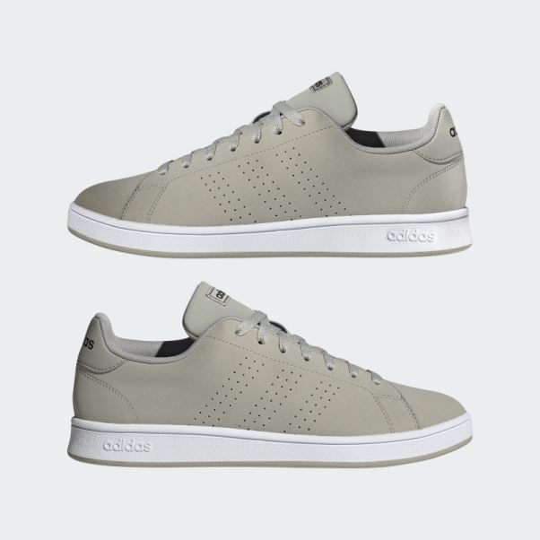 Adidas Chaussure De Base Avantage Gris Métal