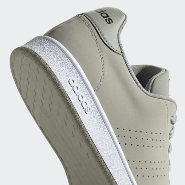 Adidas Chaussure De Base Avantage Gris Métal