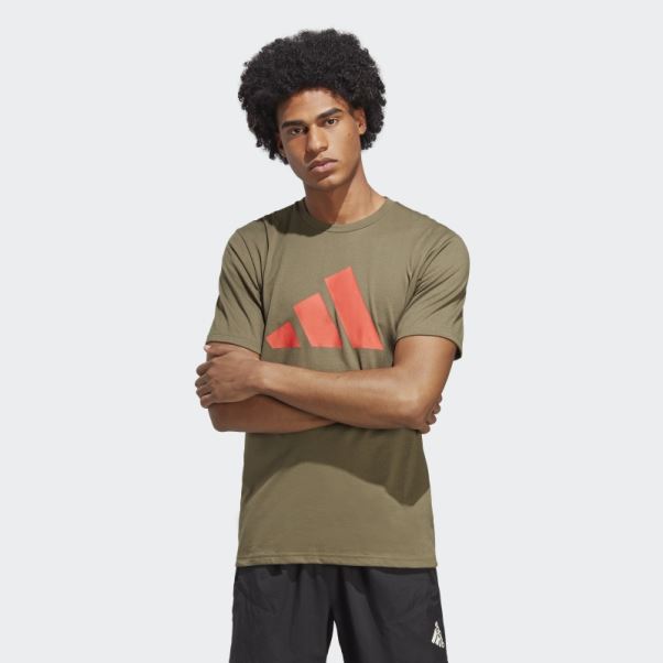 T-shirt D'entraînement à Logo Feelready Olive Train Essentials Adidas
