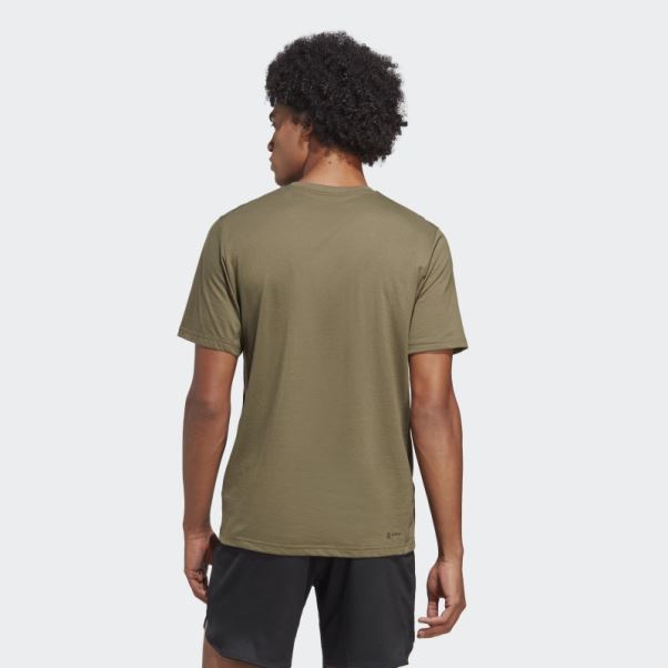 T-shirt D'entraînement à Logo Feelready Olive Train Essentials Adidas