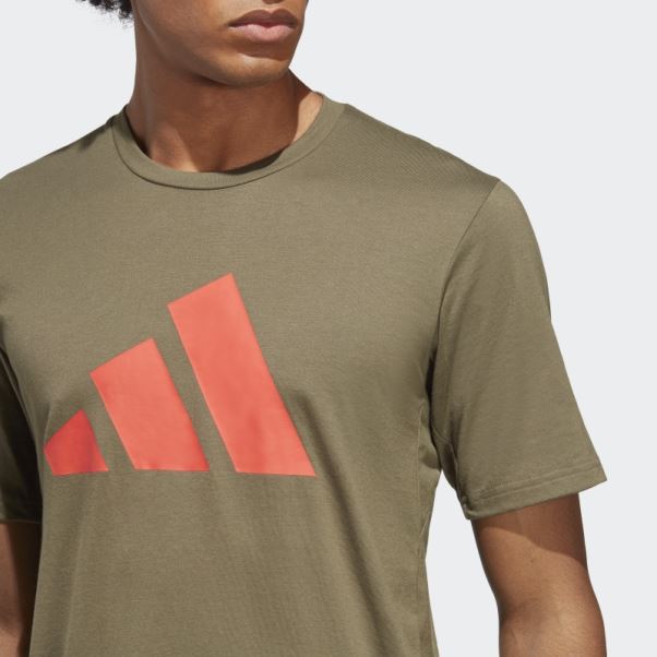 T-shirt D'entraînement à Logo Feelready Olive Train Essentials Adidas