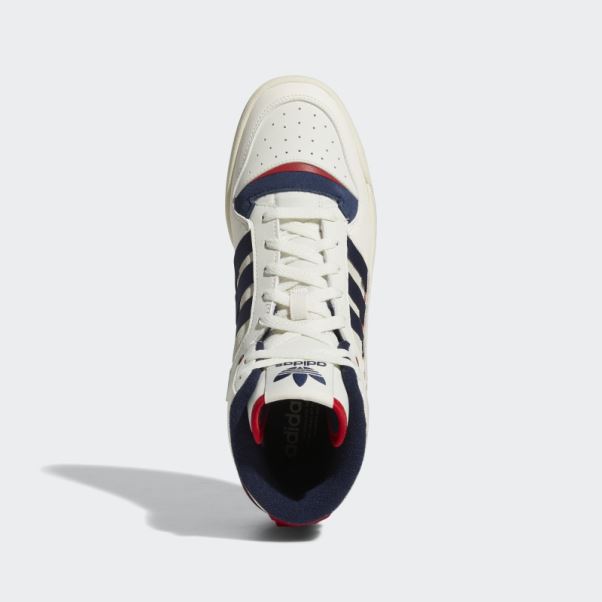 Adidas Forum Exhibition Mid Chaussures Bleu Marine