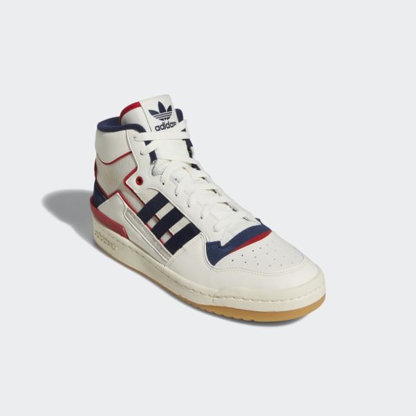 Adidas Forum Exhibition Mid Chaussures Bleu Marine