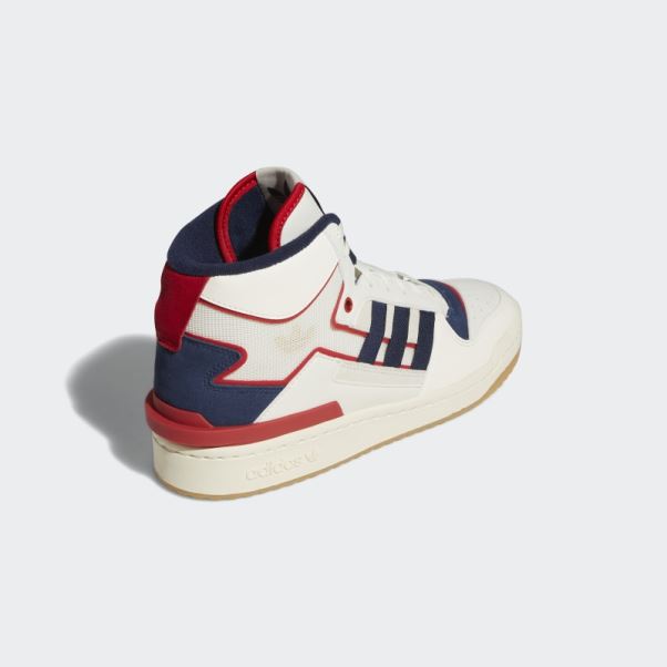 Adidas Forum Exhibition Mid Chaussures Bleu Marine