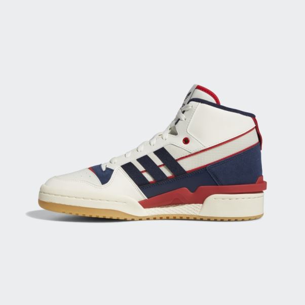 Adidas Forum Exhibition Mid Chaussures Bleu Marine