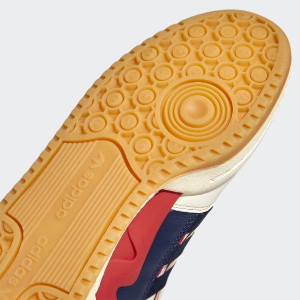 Adidas Forum Exhibition Mid Chaussures Bleu Marine