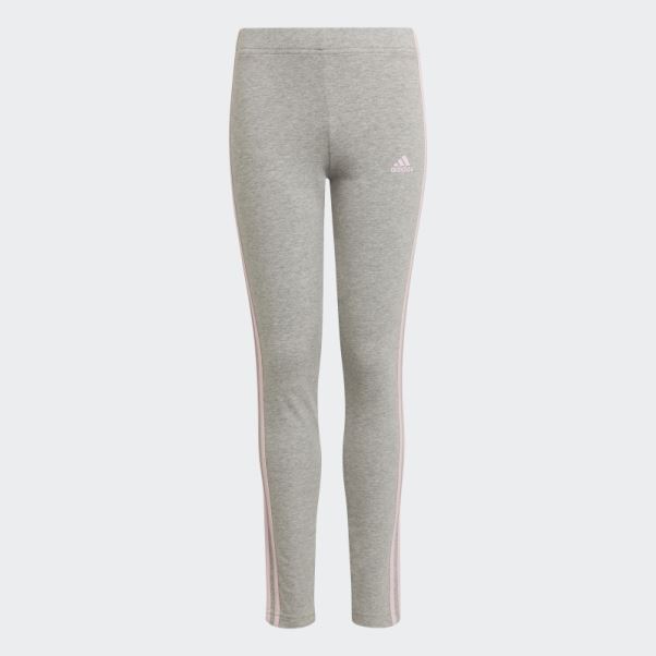 Legging Adidas Essentials 3-stripes Gris Moyen Chaud