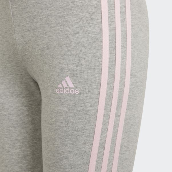 Legging Adidas Essentials 3-stripes Gris Moyen Chaud
