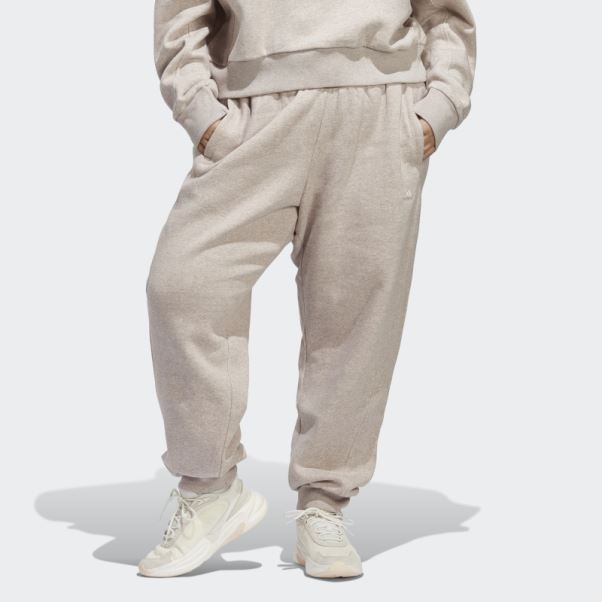 Pantalon Adidas Taupe Mel All Szn Polaire (taille Plus) Fashion