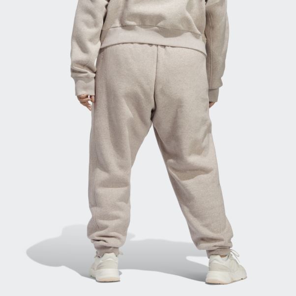 Pantalon Adidas Taupe Mel All Szn Polaire (taille Plus) Fashion