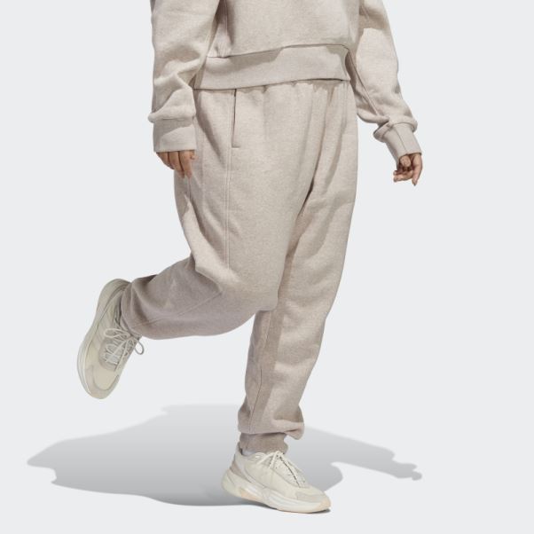 Pantalon Adidas Taupe Mel All Szn Polaire (taille Plus) Fashion